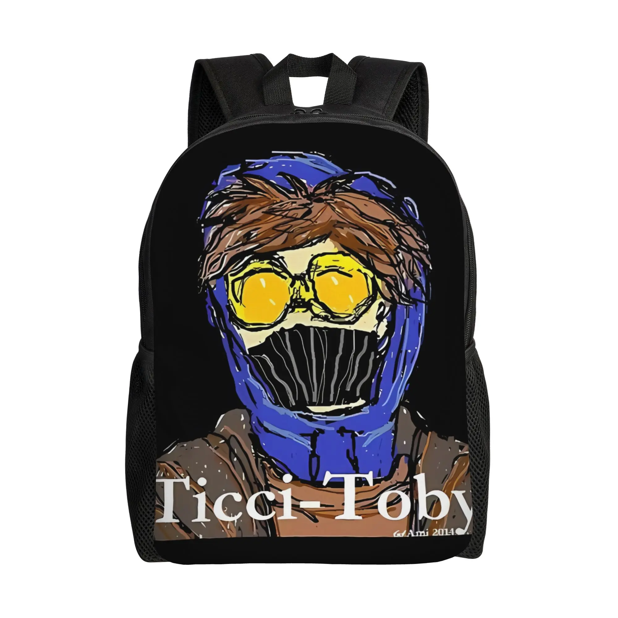 Retro Ticci Toby Portrait CCreepypasta Backpack Office Workers Daily mochila Large Capacity Laptop Bag Back To School Season
Retro Ticci Toby Portrait CCreepypasta Backpack Office Workers Daily mochila Large Capacity Laptop Bag Back To School Season