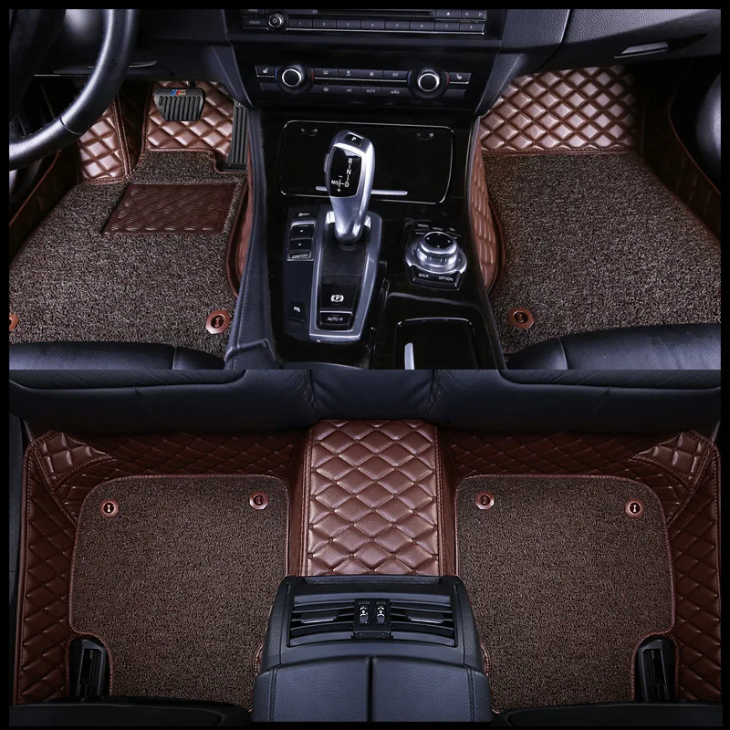 YUCKJU Custom diamond Leather Car Mat for Ford Focus Kuga Ecosport Explorer Mondeo Fiesta Mustang Automobile Carpet Cover
YUCKJU Custom diamond Leather Car Mat for Ford Focus Kuga Ecosport Explorer Mondeo Fiesta Mustang Automobile Carpet Cover