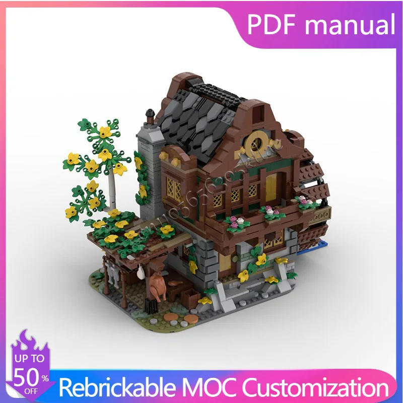 1443 PCS MOC Customization Model Medieval Water Mill Building Architecture Blocks Display Toy Assembly Christmas Birthday Gifts
1443 PCS MOC Customization Model Medieval Water Mill Building Architecture Blocks Display Toy Assembly Christmas Birthday Gifts