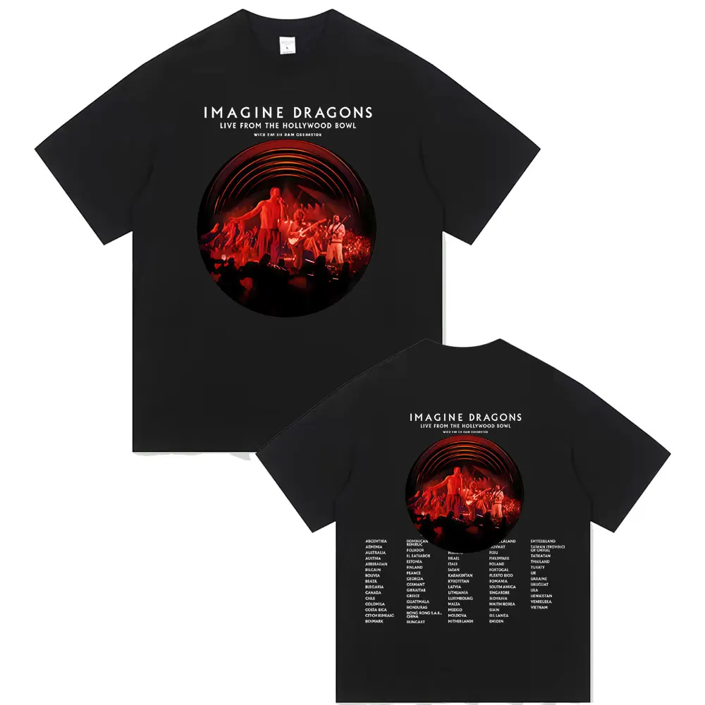 Imagine Dragons Band Live From The Hollywood Bowl T-shirt Men Women Hip Hop Fashion Rock T Shirt Casual Cotton Short Sleeve Tees
Imagine Dragons Band Live From The Hollywood Bowl T-shirt Men Women Hip Hop Fashion Rock T Shirt Casual Cotton Short Sleeve Tees