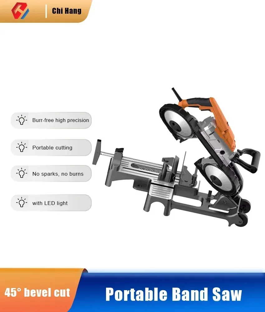 Portable Multifunctional Handheld Metal Band Saw Tool Small Sawing Machine R2103-T
Portable Multifunctional Handheld Metal Band Saw Tool Small Sawing Machine R2103-T