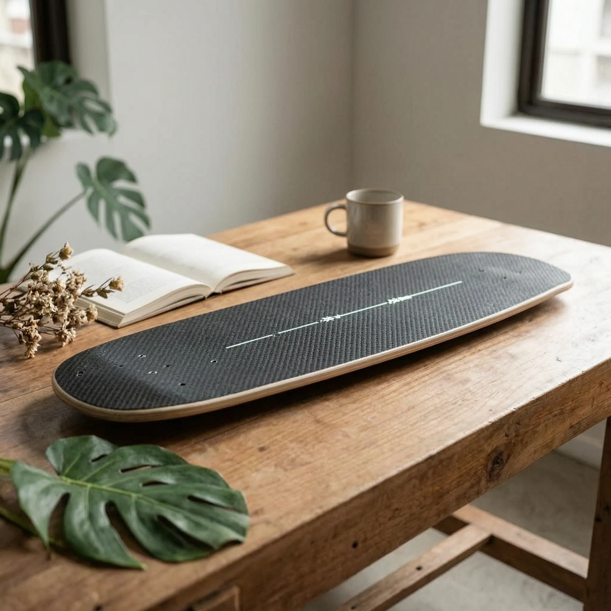 Land Surfboard Deck High Gloss Finish Carbon Fiber Deck 7-Layer Maple Board Easy to Turn Wheeled Sport Gear for Outdoor
Land Surfboard Deck High Gloss Finish Carbon Fiber Deck 7-Layer Maple Board Easy to Turn Wheeled Sport Gear for Outdoor