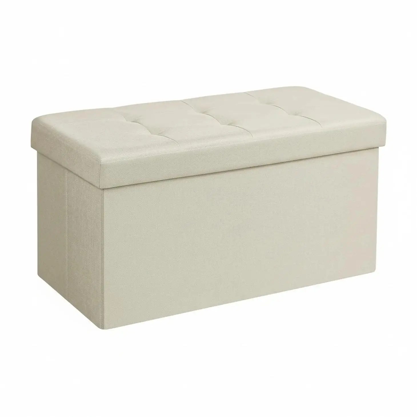 43-Inch Foldable Storage Bench, Made of Pvc, with a Load Capacity of 660 Pounds
43-Inch Foldable Storage Bench, Made of Pvc, with a Load Capacity of 660 Pounds