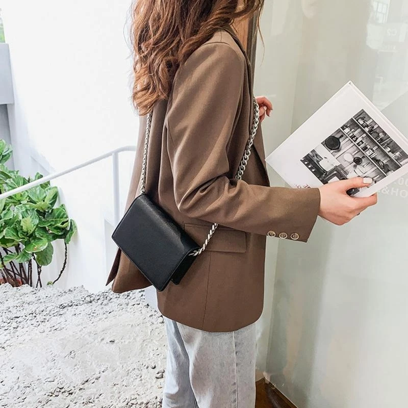 Delicate Crossbody Bag Shoulder Bag Chain Square Bag All-match Gift for Women
Delicate Crossbody Bag Shoulder Bag Chain Square Bag All-match Gift for Women