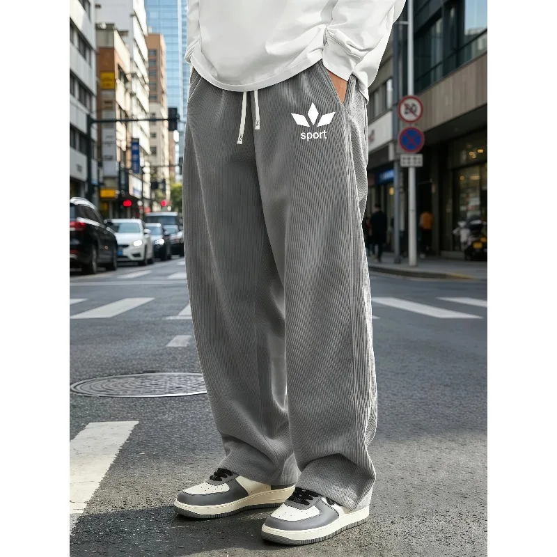 Mens Corduroy Wide Leg Trousers Elastic Drawstring Waist Abstract Leaf Sport Graphic Print Loose Straight Casual Street S-4XL
Mens Corduroy Wide Leg Trousers Elastic Drawstring Waist Abstract Leaf Sport Graphic Print Loose Straight Casual Street S-4XL