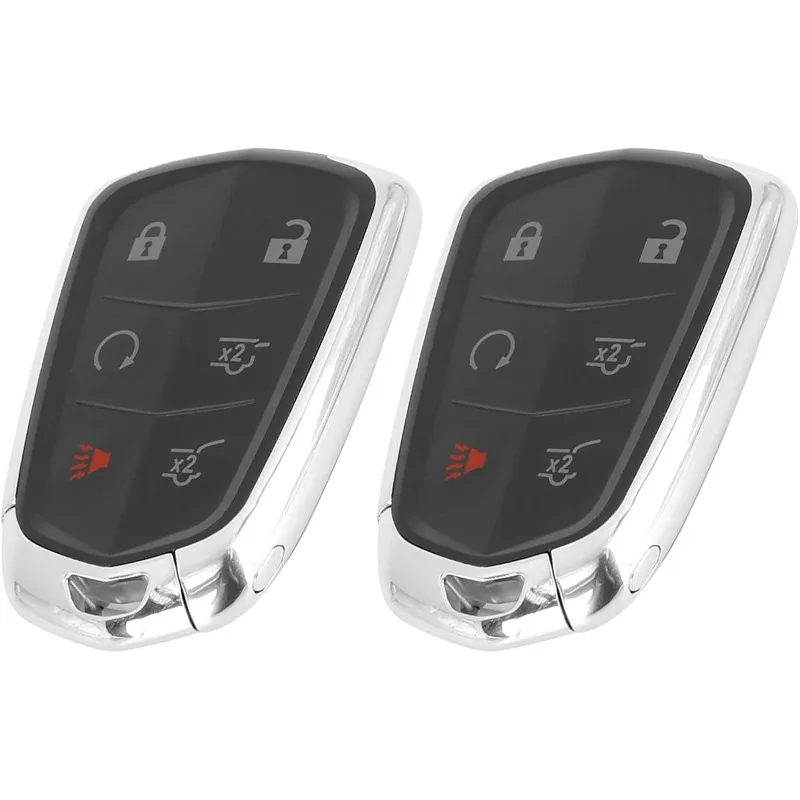 2pcs New Replacement 6 Button Keyless Entry Remote Car Key Fob 315Mhz HYQ2AB for Cadillac Escalade 2015-2019 for Cadillac Escal
2pcs New Replacement 6 Button Keyless Entry Remote Car Key Fob 315Mhz HYQ2AB for Cadillac Escalade 2015-2019 for Cadillac Escal