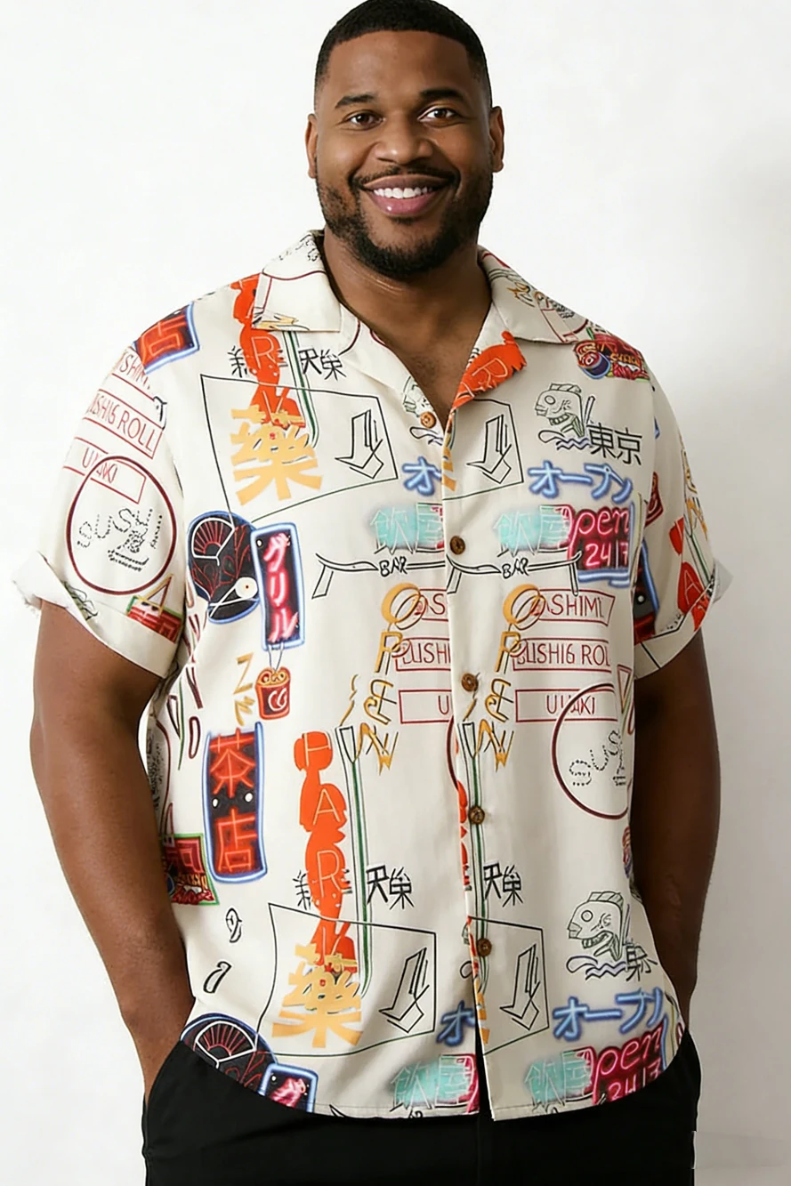 Mens Fashion Retro Short Sleeve Shirt Letter Natural High Definition Printed Shirt Hawaiian Casual Vacation Outdoor Clothing men
Mens Fashion Retro Short Sleeve Shirt Letter Natural High Definition Printed Shirt Hawaiian Casual Vacation Outdoor Clothing men
