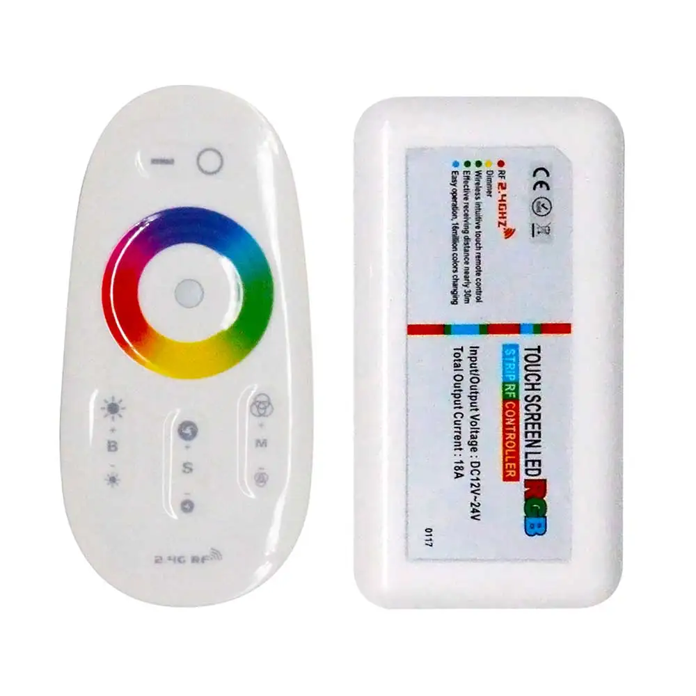 Touch Screen Led Controller 12V 24V RF Remote Control For Rgb Rgbw Spotlight Led Strip Lighting Wireless Wifi Speed Tape Dimming
Touch Screen Led Controller 12V 24V RF Remote Control For Rgb Rgbw Spotlight Led Strip Lighting Wireless Wifi Speed Tape Dimming