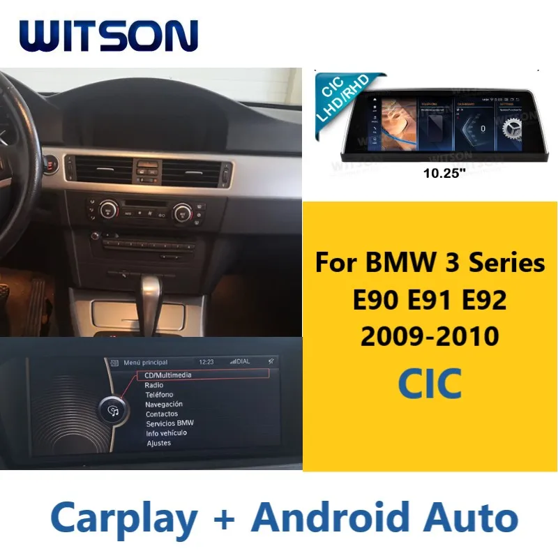 WITSON Android 13 авто стерео для BMW 5 серии E60 E61 E63 E64 3 серии E90 E91 E92 CIC Carplay GPS Автомагнитола аудио мультимедиа
WITSON Android 13 авто стерео для BMW 5 серии E60 E61 E63 E64 3 серии E90 E91 E92 CIC Carplay GPS Автомагнитола аудио мультимедиа