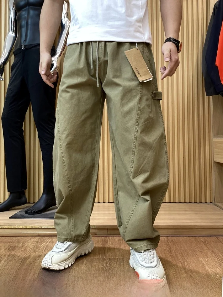 American High Street Style Men's Casual Pants Pure Cotton Washed Spring Outdoor Workwear Loose Fit Straight Leg Trousers
American High Street Style Men's Casual Pants Pure Cotton Washed Spring Outdoor Workwear Loose Fit Straight Leg Trousers