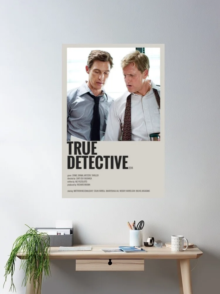 TRUE DETECTIVE - TV Series Film Canvas Poster Print, Home Decor Wall Art Painting
TRUE DETECTIVE - TV Series Film Canvas Poster Print, Home Decor Wall Art Painting
