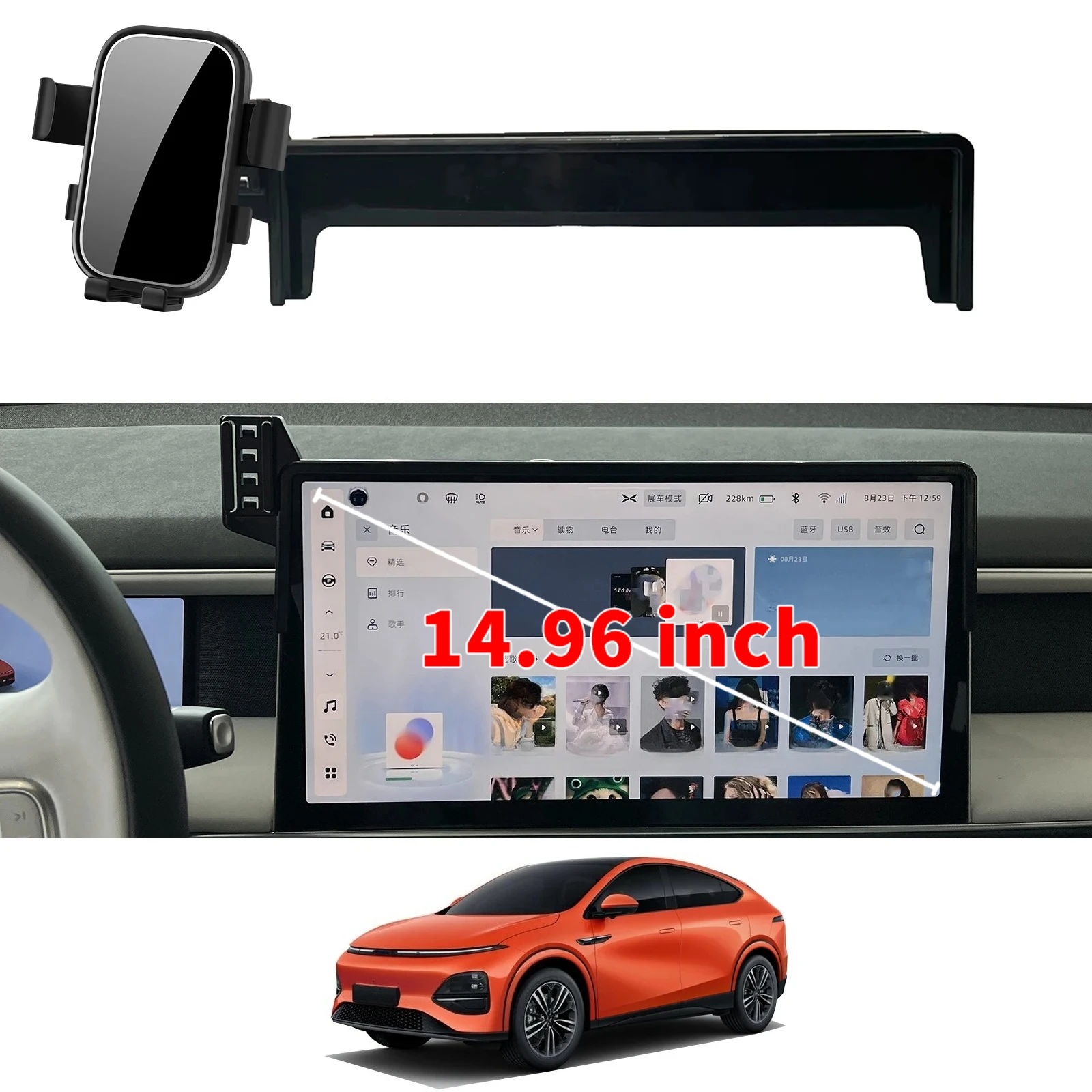 Car Mobile Phone Holder for Xpeng G6 2023 2024 GPS Bracket Navigation Stand Auto Accessories
Car Mobile Phone Holder for Xpeng G6 2023 2024 GPS Bracket Navigation Stand Auto Accessories