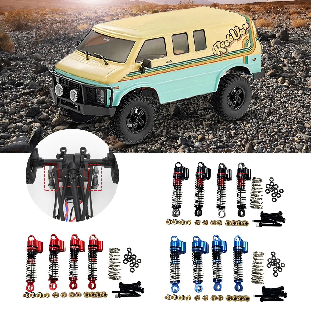 RCGOFOLLOW 4x Aluminum Alloy Wear-resistant Front Rear Shock Absorber For 1/18 Rc Front Rear Shock Absorber HOBBYPLUS
RCGOFOLLOW 4x Aluminum Alloy Wear-resistant Front Rear Shock Absorber For 1/18 Rc Front Rear Shock Absorber HOBBYPLUS