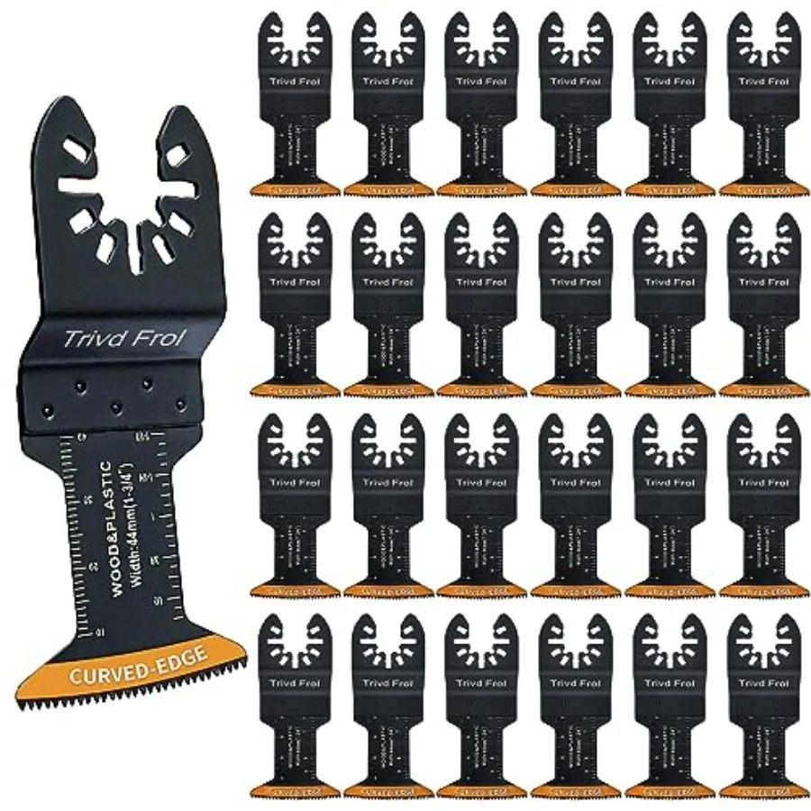 100Pcs Curved-Edge Oscillating Tool Blades Professional Universal Oscillating Saw Blades Wood Multitool Blades Compatible with
100Pcs Curved-Edge Oscillating Tool Blades Professional Universal Oscillating Saw Blades Wood Multitool Blades Compatible with