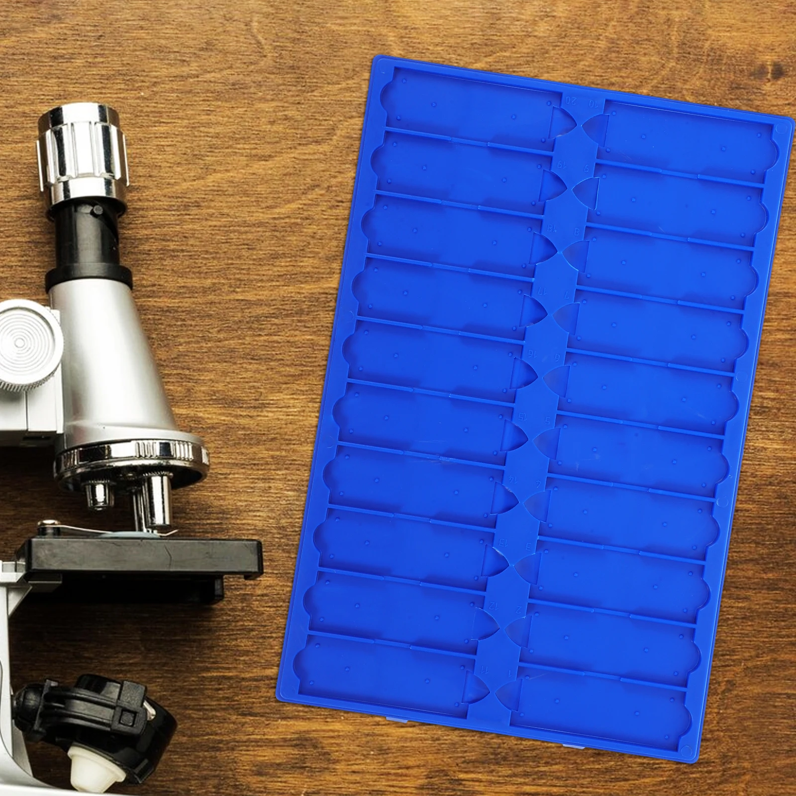 4pcs Microscope Slide Tray 20 Capacity Slots Plastic Storage ganizer Teaching Equipment Small Slide Plates Holder
4pcs Microscope Slide Tray 20 Capacity Slots Plastic Storage ganizer Teaching Equipment Small Slide Plates Holder