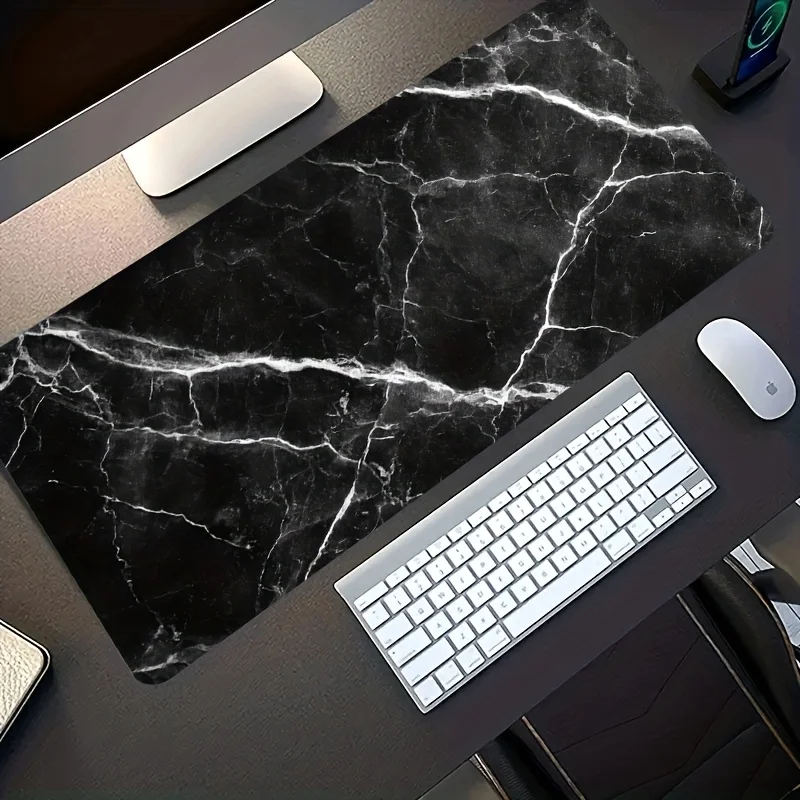 1pc Large Gaming Mouse Pad with Marble Texture - Non-Slip Rubber Base, Black & White Marble Design, Oversized Computer Desk Mat
1pc Large Gaming Mouse Pad with Marble Texture - Non-Slip Rubber Base, Black & White Marble Design, Oversized Computer Desk Mat