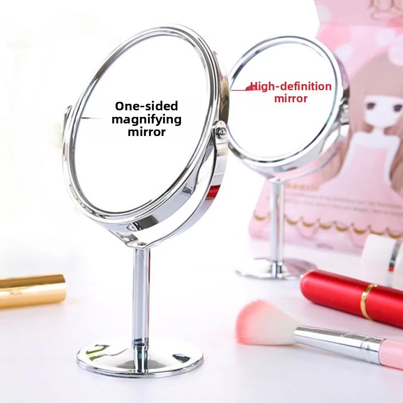 Портативное зеркало с высоким разрешением и увеличением, настольное металлическое косметическое зеркало, корейское эллиптическое зеркало для путешествий
Портативное зеркало с высоким разрешением и увеличением, настольное металлическое косметическое зеркало, корейское эллиптическое зеркало для путешествий