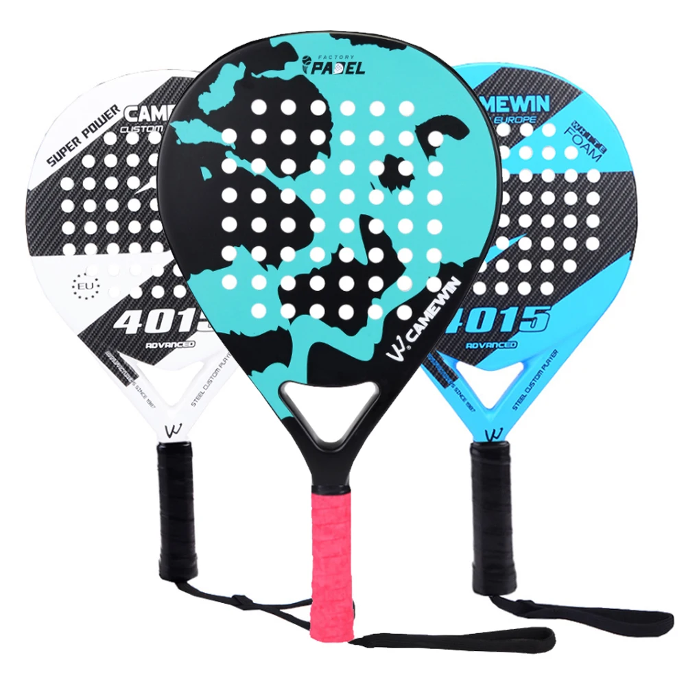 High Quality Carbon and Glass Fiber Padel Racket Soft Face Tennis Paddle Racquet with Bag Cover
High Quality Carbon and Glass Fiber Padel Racket Soft Face Tennis Paddle Racquet with Bag Cover