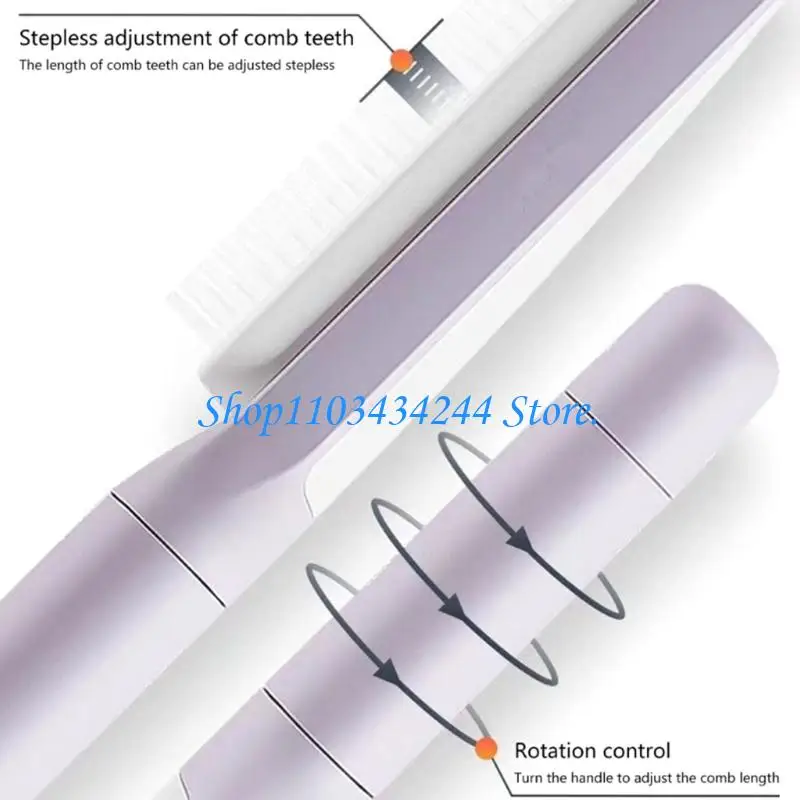 Rotating Easy Cleaning Hair Brush With Massage Scalp Stimulation And Anti Static Technology For Most Hair Types
Rotating Easy Cleaning Hair Brush With Massage Scalp Stimulation And Anti Static Technology For Most Hair Types