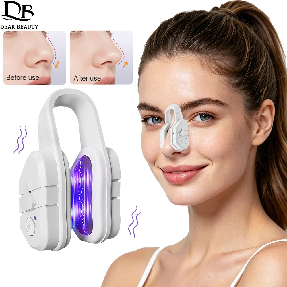 EMS Microcurrent Nose Clip High Bridge Nose Sculpting Massager Nose Shaper Lifter Massage Beauty Tool For Women Daily Usage
EMS Microcurrent Nose Clip High Bridge Nose Sculpting Massager Nose Shaper Lifter Massage Beauty Tool For Women Daily Usage
