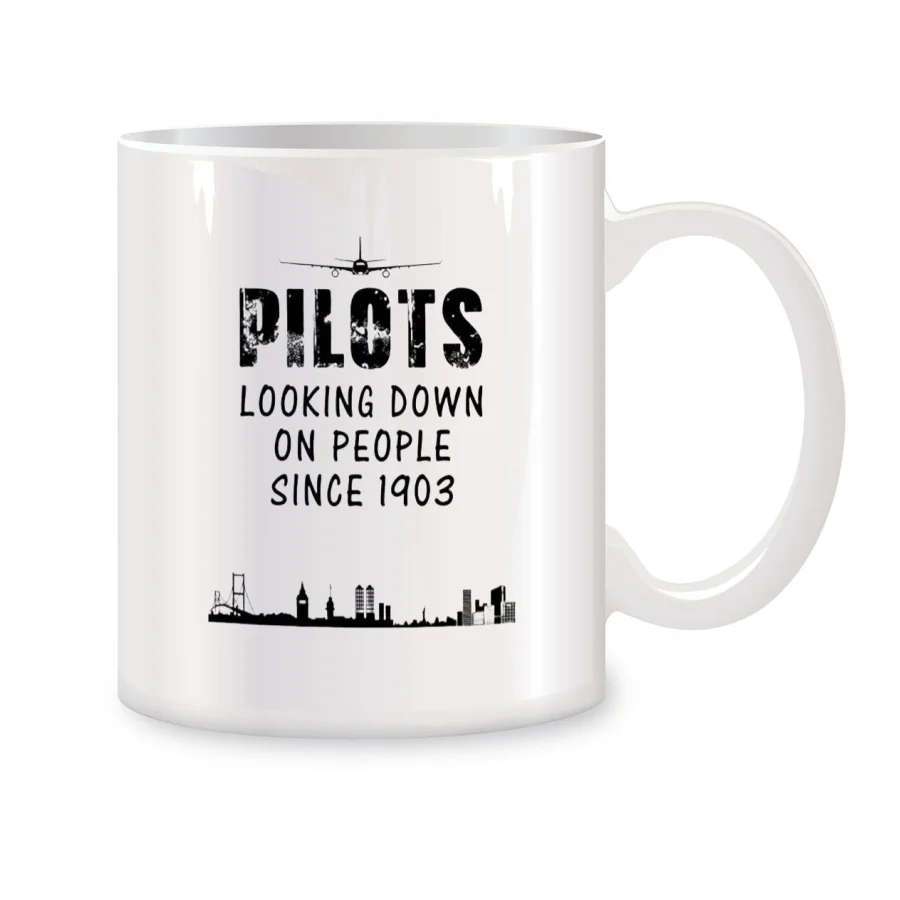 Airplane Pilot Mugs For Pilots Looking Down on People Since 1903 Boss Birthday Gifts Novelty Coffee Ceramic Tea Cups White 11 oz
Airplane Pilot Mugs For Pilots Looking Down on People Since 1903 Boss Birthday Gifts Novelty Coffee Ceramic Tea Cups White 11 oz