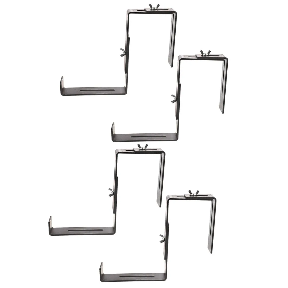4Pcs Deck Mount Flower Planter Holder Adjustable Railing Bracket Strong Bearing Capacity for Outdoor Balcony Window Plant
4Pcs Deck Mount Flower Planter Holder Adjustable Railing Bracket Strong Bearing Capacity for Outdoor Balcony Window Plant