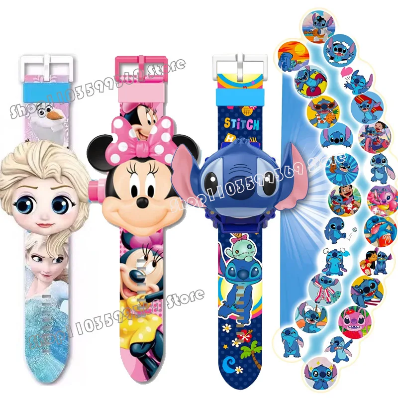 Disney Stitch Projection Watch Elsa Snow White Minnie Children's Toy Watch Children's Christmas Gift Birthday Party Gifts
Disney Stitch Projection Watch Elsa Snow White Minnie Children's Toy Watch Children's Christmas Gift Birthday Party Gifts