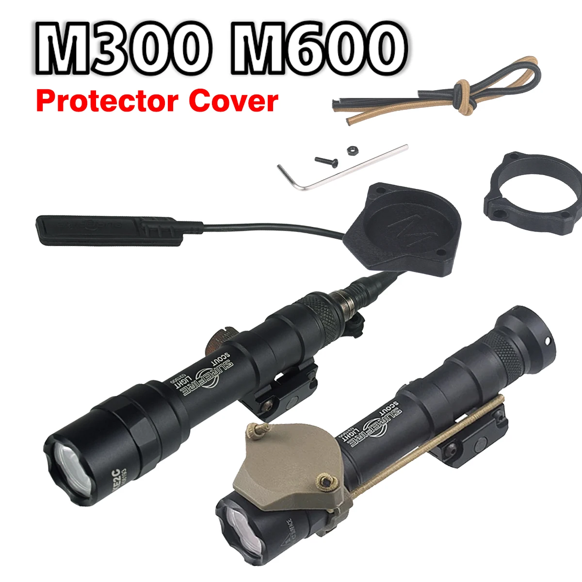 Weapons Light Surefire Scout Light Hunting Flashlight Lens Protective Cover Tactical M300 M600 Front Lens Cap Protector Cover
Weapons Light Surefire Scout Light Hunting Flashlight Lens Protective Cover Tactical M300 M600 Front Lens Cap Protector Cover
