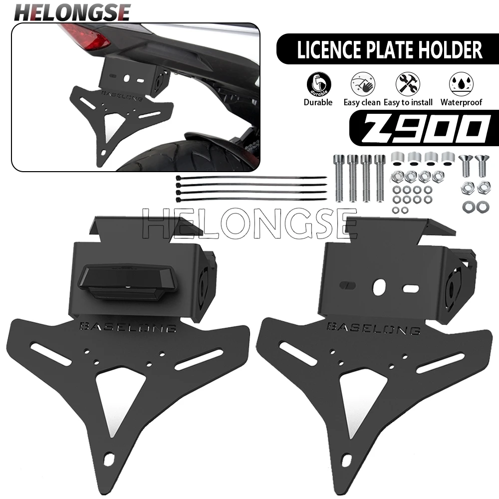 Moto Accessories For Kawasaki Z900 / SE / Performance 2017-2024 2023 2022 Z H2 / SE / Performance 2020-2026 Licence Plate Holder
Moto Accessories For Kawasaki Z900 / SE / Performance 2017-2024 2023 2022 Z H2 / SE / Performance 2020-2026 Licence Plate Holder