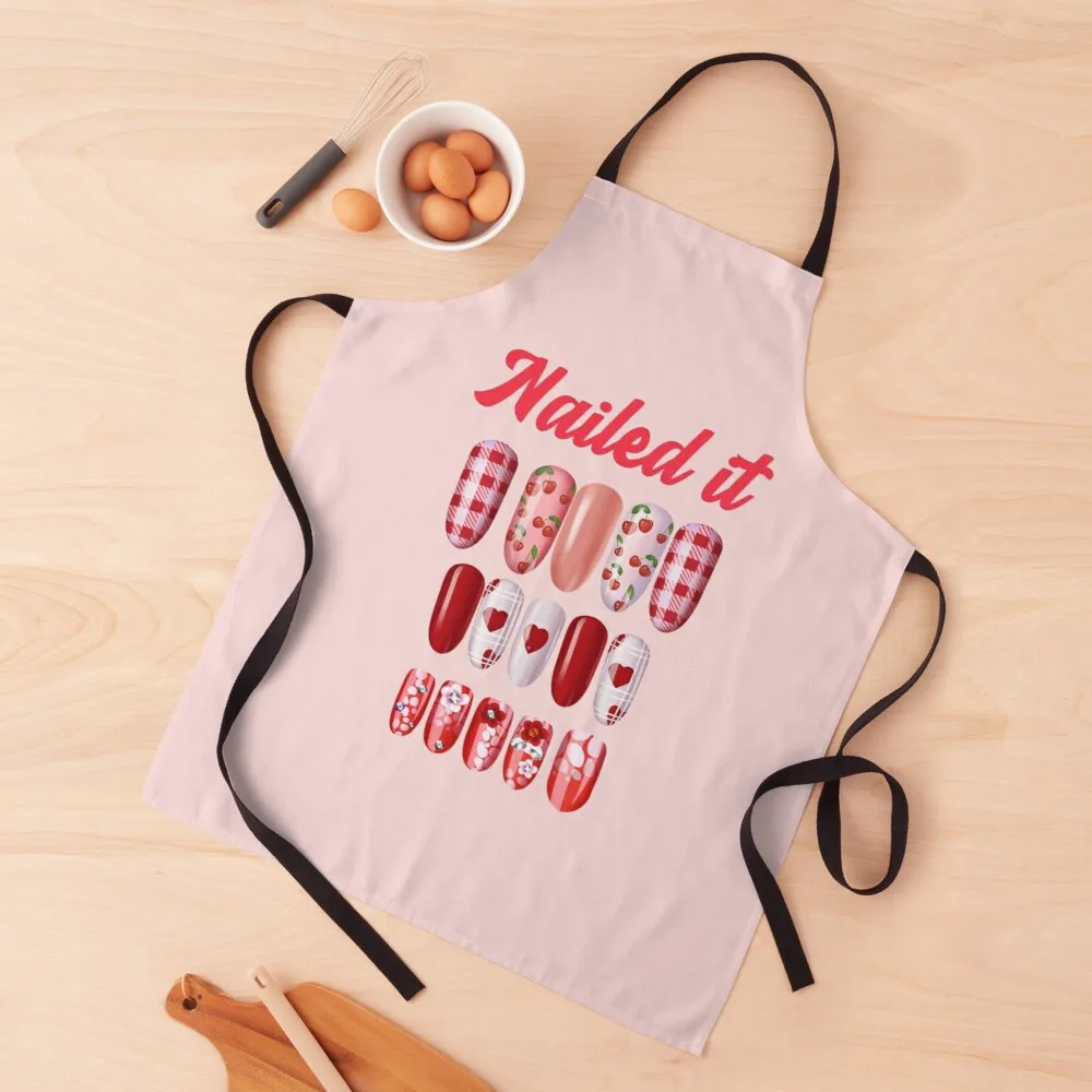 Nailed It Nail Art For Fun Apron Apron for kitchen aesthetic apron woman waterproof aprons woman
Nailed It Nail Art For Fun Apron Apron for kitchen aesthetic apron woman waterproof aprons woman