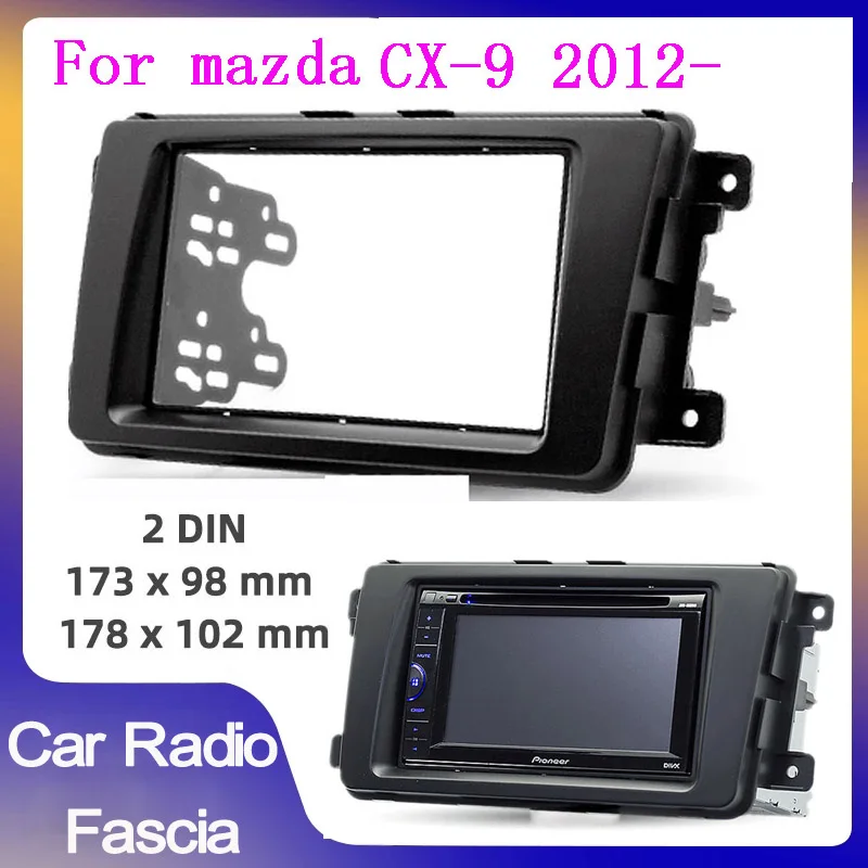 Double 2 din Car radio Fascia for Mazda CX9 CX-9 2006-2016 Audio Panel Dash Mount DVD Trim Kit Face Surround CD Frame
Double 2 din Car radio Fascia for Mazda CX9 CX-9 2006-2016 Audio Panel Dash Mount DVD Trim Kit Face Surround CD Frame