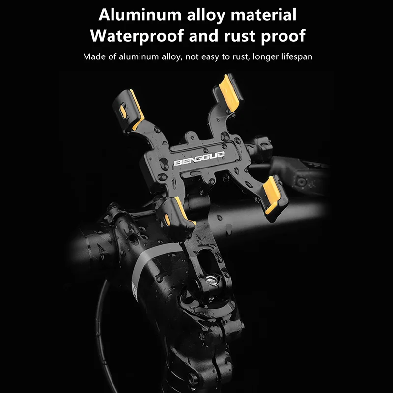 Bicycle Phone Holder Aluminium Alloy Mobile Phone Stand 360 Degrees Rotating Adjustable Handlebar Bracket
Bicycle Phone Holder Aluminium Alloy Mobile Phone Stand 360 Degrees Rotating Adjustable Handlebar Bracket