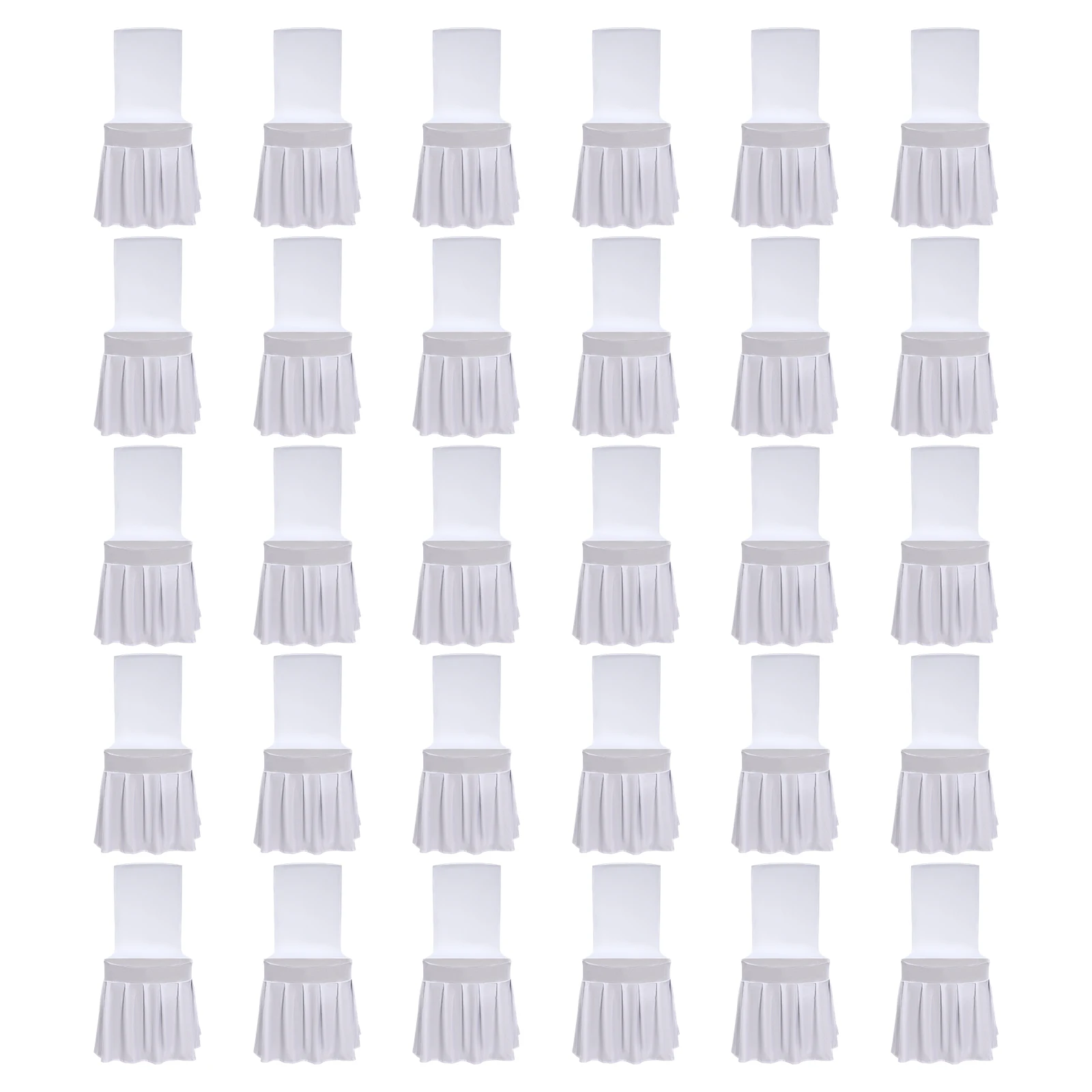 30 Pack Thick Chair Covers Slipcovers Pleated Stretch White 95% Polyester 5% Spandex Soft Wrinkle Resistant Fade Proof Pet Hair Proof Stain Proof for Dining Room Wedding Party Home
30 Pack Thick Chair Covers Slipcovers Pleated Stretch White 95% Polyester 5% Spandex Soft Wrinkle Resistant Fade Proof Pet Hair Proof Stain Proof for Dining Room Wedding Party Home