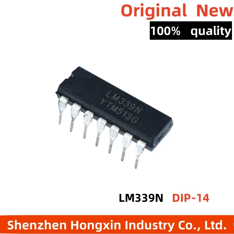 10 pieces New direct insertion LM339N DIP-14 LM339P four high-precision voltage comparator LM339
10 pieces New direct insertion LM339N DIP-14 LM339P four high-precision voltage comparator LM339