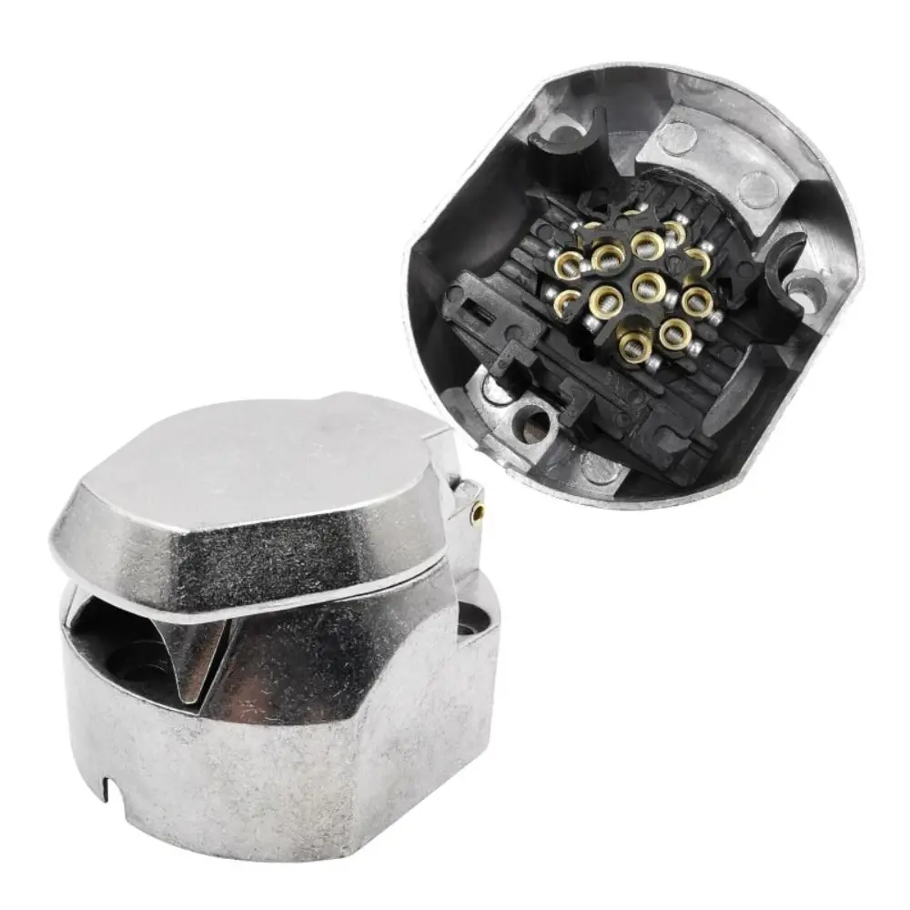 Durable EU Standard 13 Pin Trailer Socket Aluminium Alloy 12V Trailer Connector Caravans Car Accessories Trailer Adapter
Durable EU Standard 13 Pin Trailer Socket Aluminium Alloy 12V Trailer Connector Caravans Car Accessories Trailer Adapter