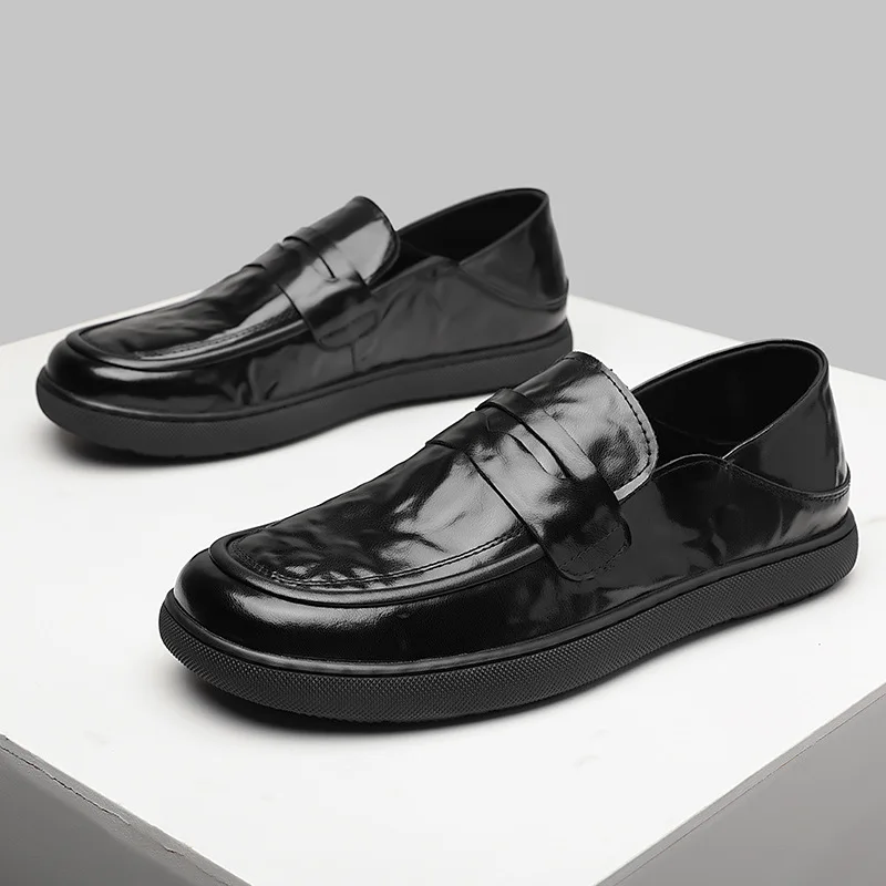 Solid Color Business Casual Shoes for Men Spring Autumn Fashion Leather Shoes Male Soft Sole New Designer Loafers Man
Solid Color Business Casual Shoes for Men Spring Autumn Fashion Leather Shoes Male Soft Sole New Designer Loafers Man