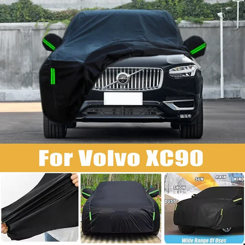 For Volvo XC90 Full Car Cover Four Seasons Universal Outdoor Sun Anti UV Rain Snow Dust Protection Oxford Cloth Car Accessories
For Volvo XC90 Full Car Cover Four Seasons Universal Outdoor Sun Anti UV Rain Snow Dust Protection Oxford Cloth Car Accessories