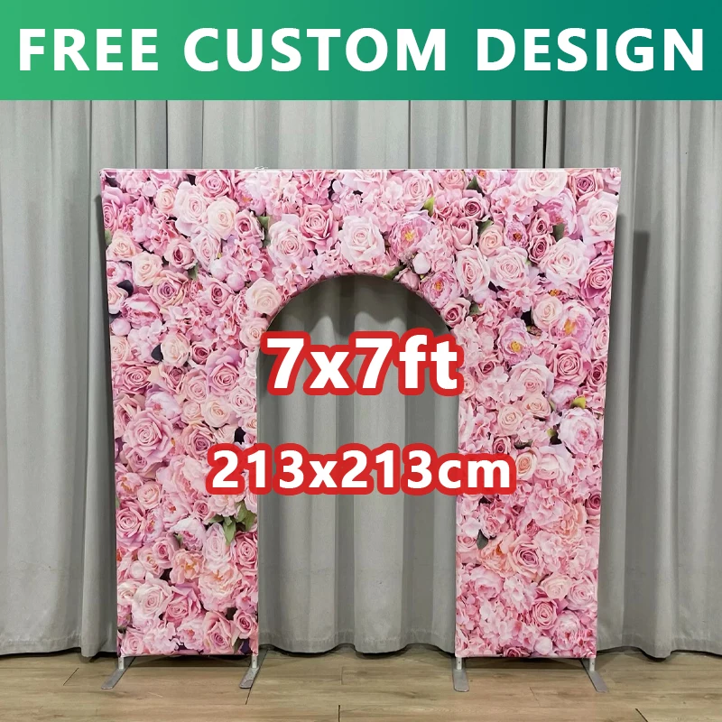 Wedding Welcome Arch Birthday Party Decor Aluminum Arch Backdrop Stand 7x7 Feet Double-Sided Printing For Studio Backdrop
Wedding Welcome Arch Birthday Party Decor Aluminum Arch Backdrop Stand 7x7 Feet Double-Sided Printing For Studio Backdrop