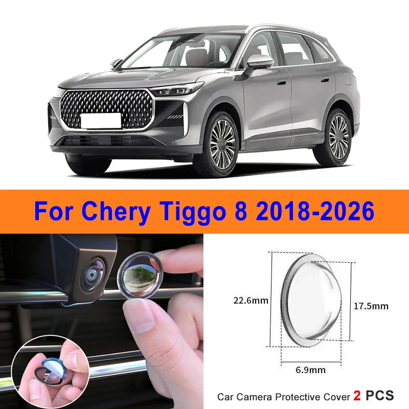 360 Reverse Image Car Camera Cover Anti-Scratch PC Lens Protector Stickers For Chery Tiggo 8 2018-2026 2Pcs
360 Reverse Image Car Camera Cover Anti-Scratch PC Lens Protector Stickers For Chery Tiggo 8 2018-2026 2Pcs