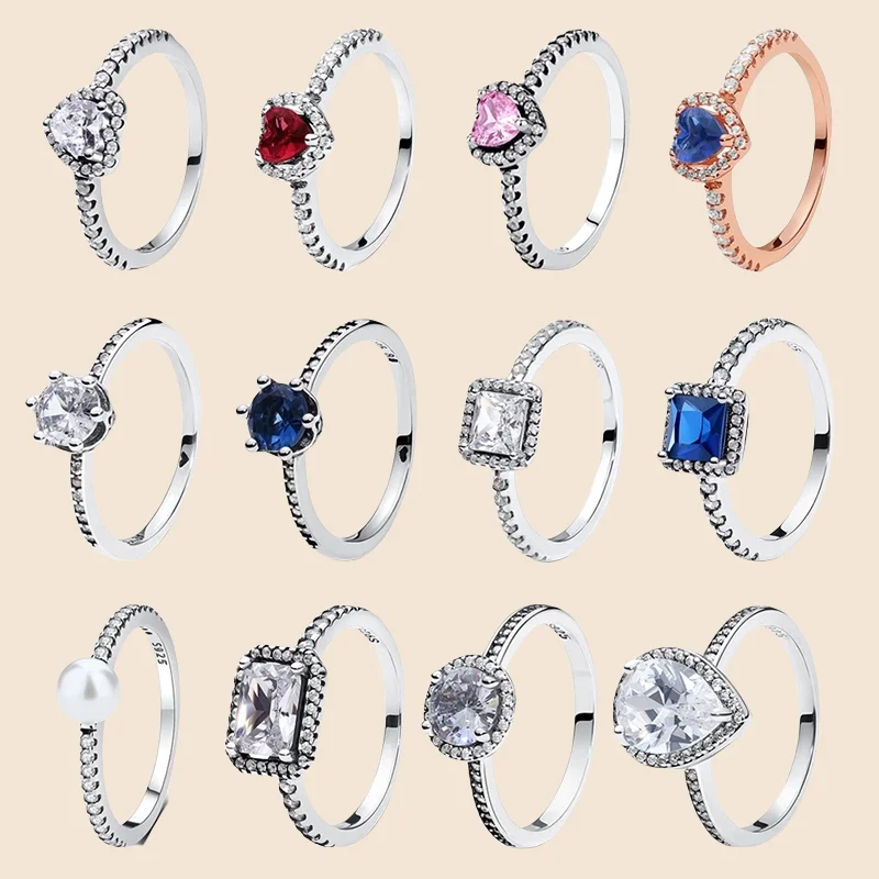 Original 925 Sterling Silver Rings For Women Love Heart Crown Engagement Wedding Pave CZ Ring Rose Gold Luxury Jewelry Gift
Original 925 Sterling Silver Rings For Women Love Heart Crown Engagement Wedding Pave CZ Ring Rose Gold Luxury Jewelry Gift
