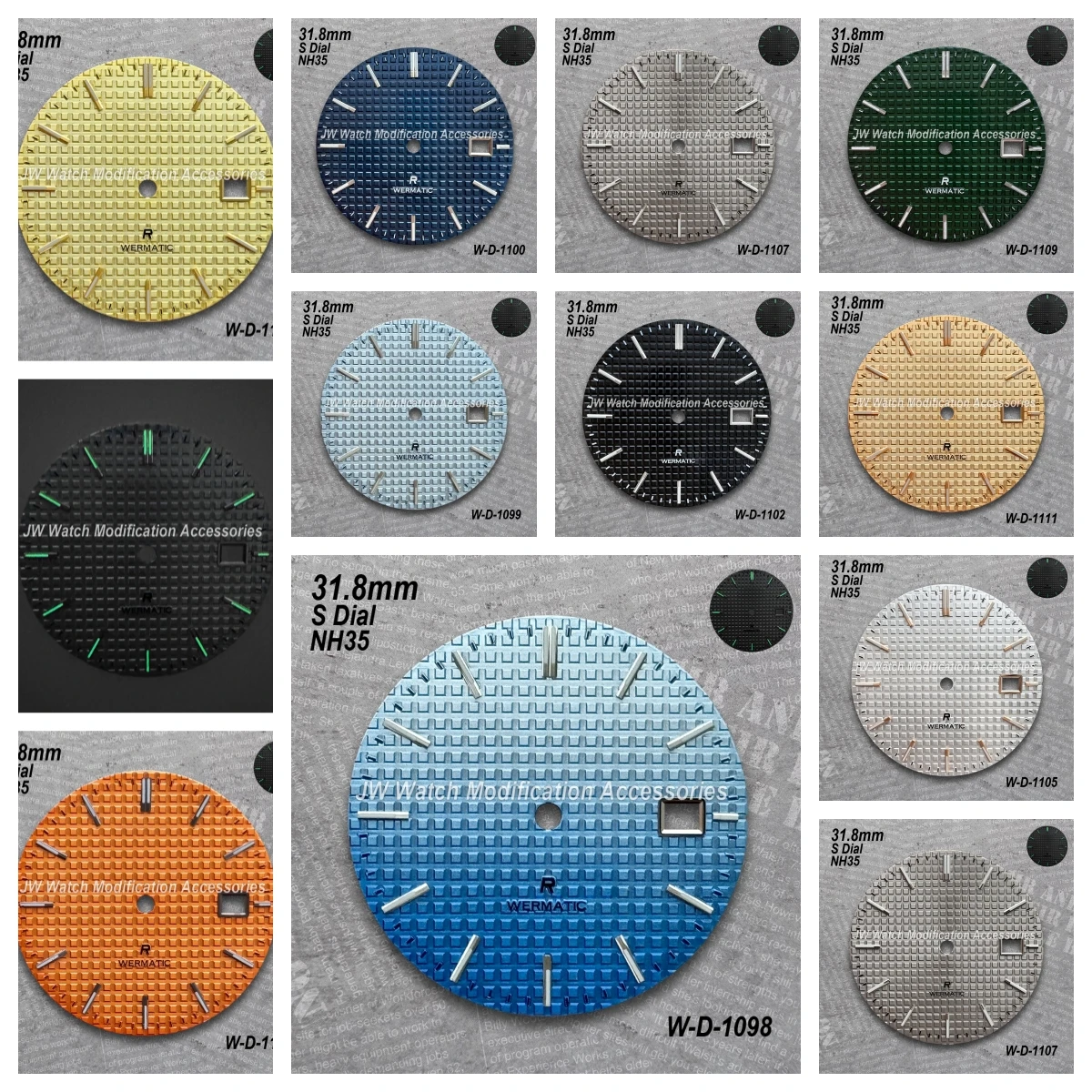 31.8mm S Logo Dial Suitable For NH35/NH36 Japanese Movement Green Luminous High Quality Oak Watch Modification Accessories 
31.8mm S Logo Dial Suitable For NH35/NH36 Japanese Movement Green Luminous High Quality Oak Watch Modification Accessories