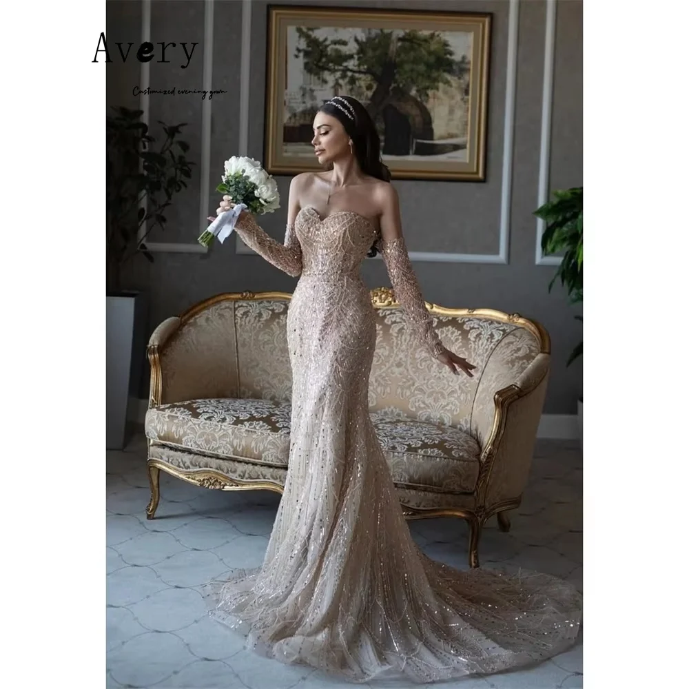 Avery Custom Shiny Fishtail Beaded Off-the-shoulder Evening Dresses for Woman Party Wedding Elegant Night Dresses Prom Dress
Avery Custom Shiny Fishtail Beaded Off-the-shoulder Evening Dresses for Woman Party Wedding Elegant Night Dresses Prom Dress