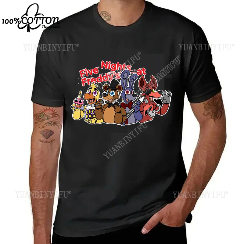 Harajuku модная классическая футболка Fnaf 2, хлопковая рубашка унисекс с принтом, крутая свободная уличная одежда, популярный стиль
Harajuku модная классическая футболка Fnaf 2, хлопковая рубашка унисекс с принтом, крутая свободная уличная одежда, популярный стиль