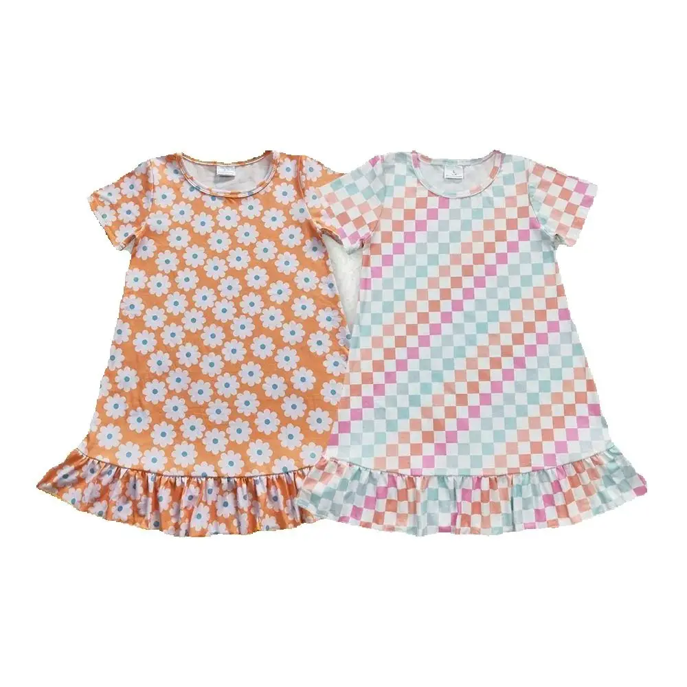 Baby kids clothing Sibling summer girls Sibling Baby Girls Flowers Checkered Short Sleeve Knee Length Dresses
Baby kids clothing Sibling summer girls Sibling Baby Girls Flowers Checkered Short Sleeve Knee Length Dresses