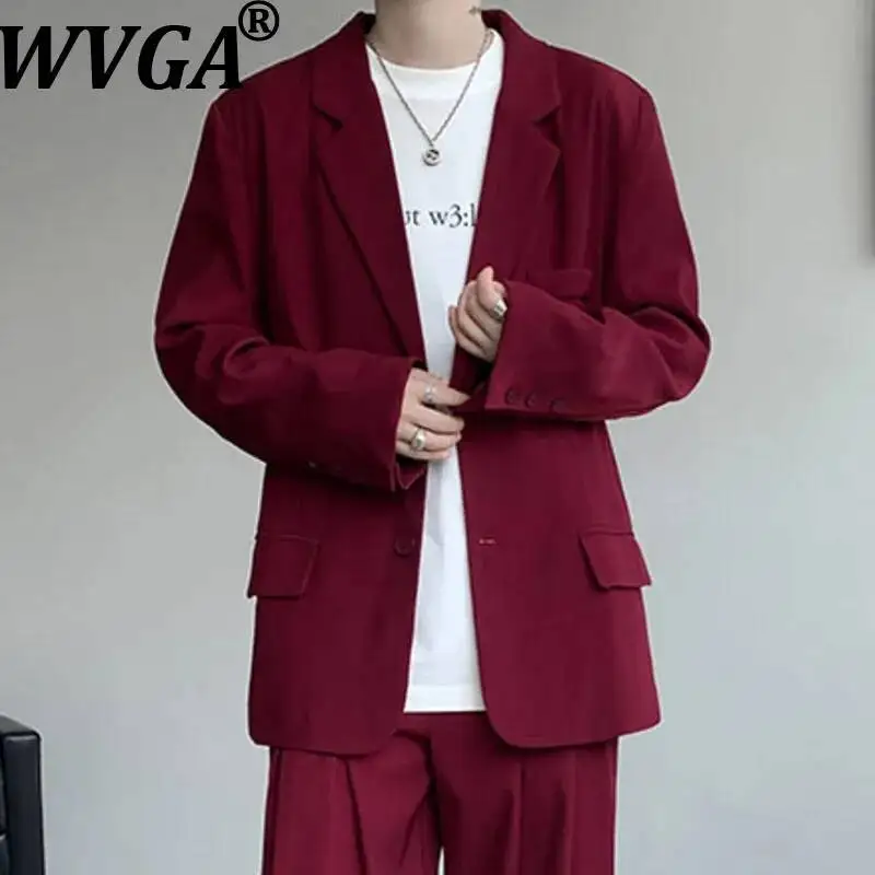 WVGA Spring Autumn New Men High-end Trendy Loose Korean Style Built-in Shoulder Pads Blazer Niche Chic Casual Jackets Ins W25496
WVGA Spring Autumn New Men High-end Trendy Loose Korean Style Built-in Shoulder Pads Blazer Niche Chic Casual Jackets Ins W25496