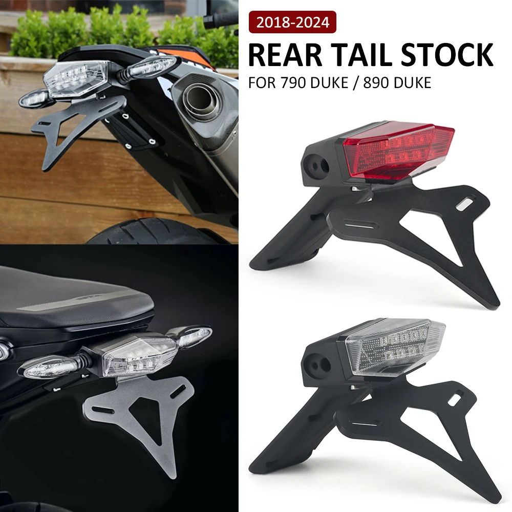 NEW Motorcycle Rear Short Tail Stock License Plate Holder Tailstock Bracket LED Light For 790 890 Duk 790Duk 890Duk 2018-2024
NEW Motorcycle Rear Short Tail Stock License Plate Holder Tailstock Bracket LED Light For 790 890 Duk 790Duk 890Duk 2018-2024