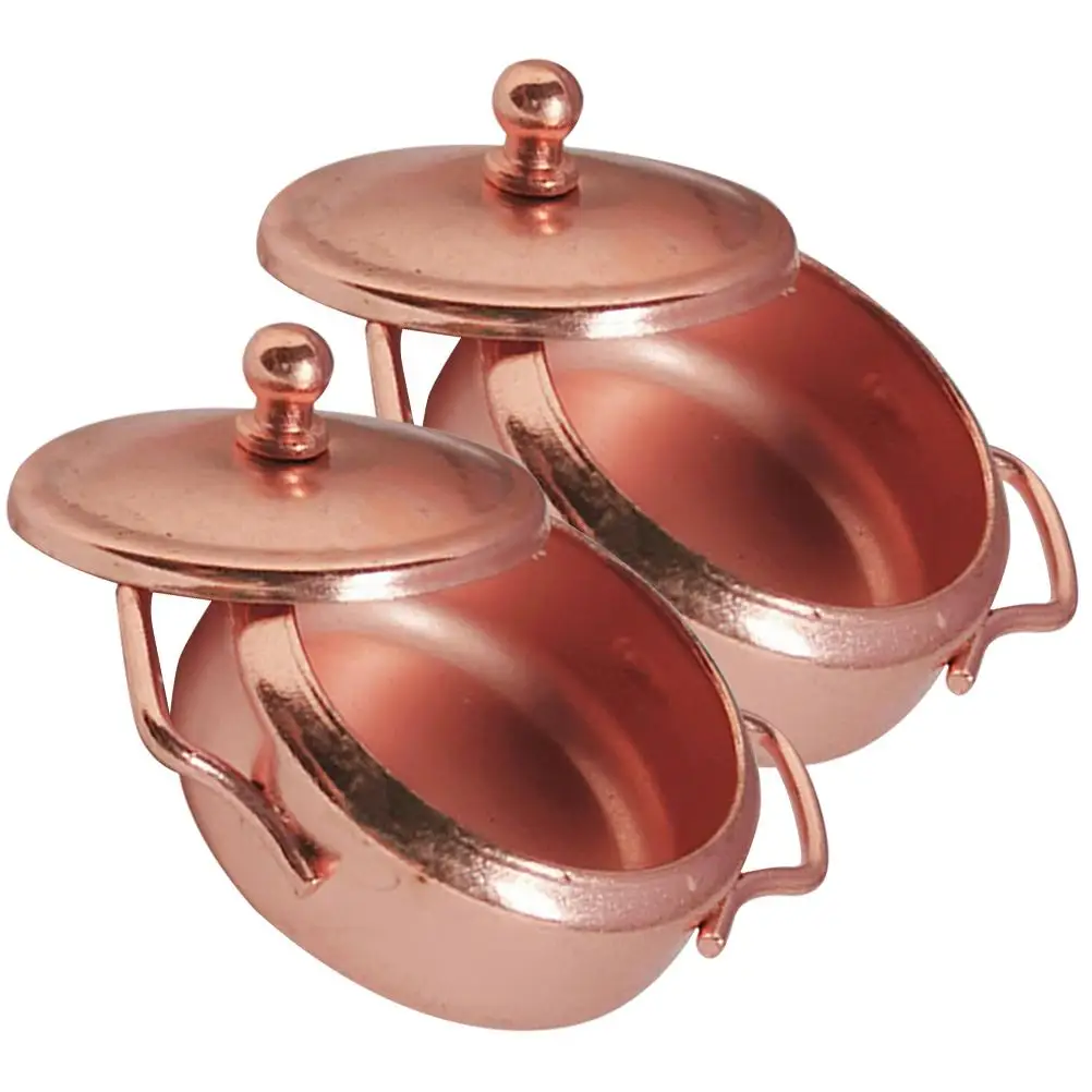 2 Pcs Miniature Bakery Simulation Pot Small Copper Hot Retro Soup Accessories Flower Stew Model Child
2 Pcs Miniature Bakery Simulation Pot Small Copper Hot Retro Soup Accessories Flower Stew Model Child