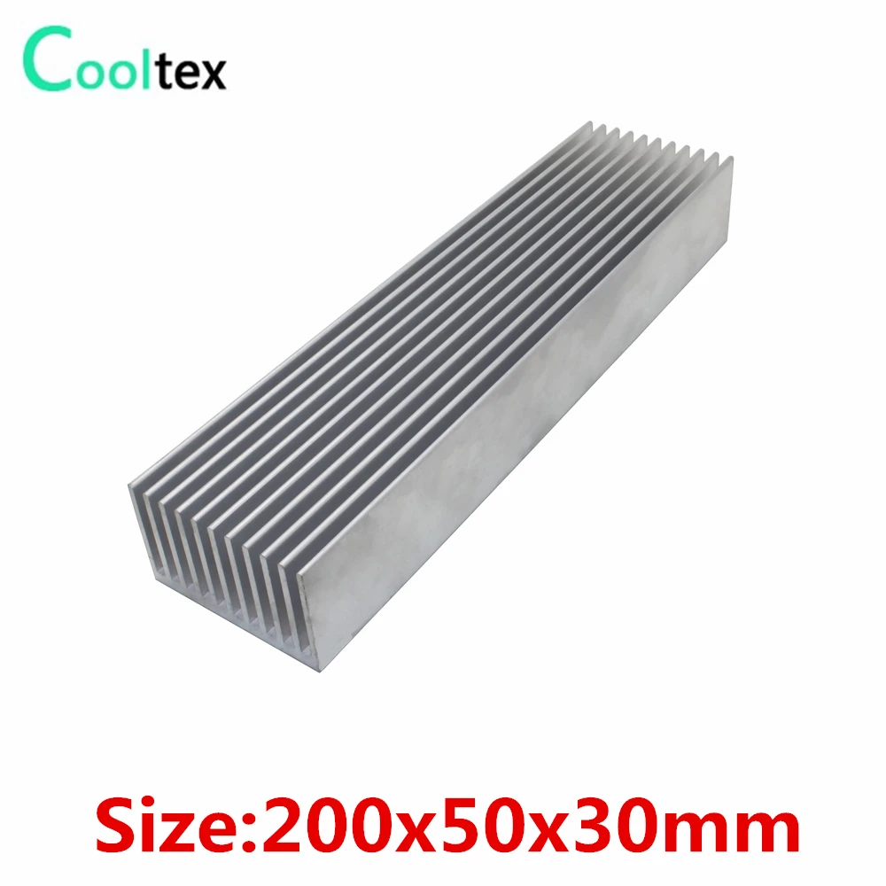 200x50x30mm Aluminum radiator High-power HeatSink for electronic Chip VGA RAM LED IC Heat Sink COOLER cooling
200x50x30mm Aluminum radiator High-power HeatSink for electronic Chip VGA RAM LED IC Heat Sink COOLER cooling