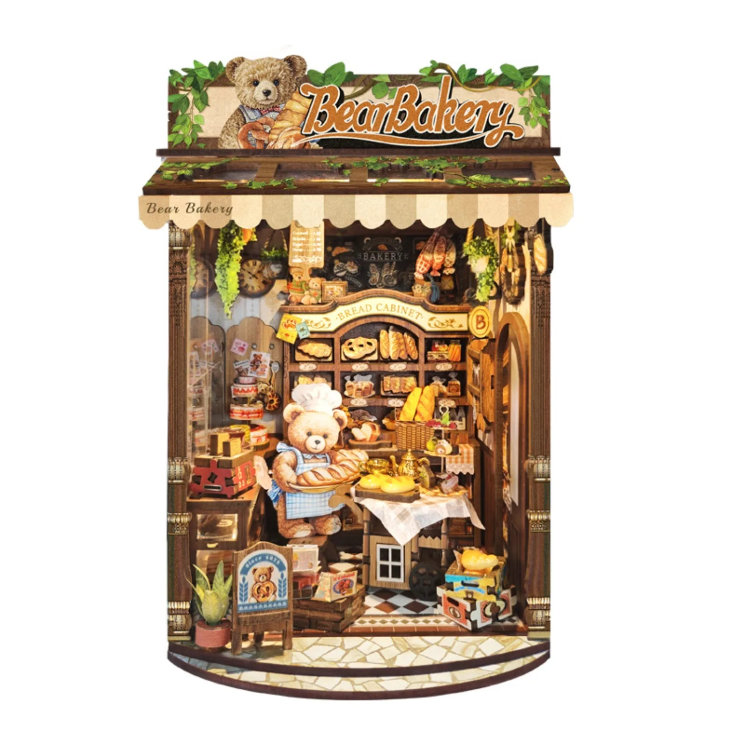 DIY cottage bear bakery 3d three-dimensional handmade assembly book house model building toy birthday booknook book nook bookend
DIY cottage bear bakery 3d three-dimensional handmade assembly book house model building toy birthday booknook book nook bookend