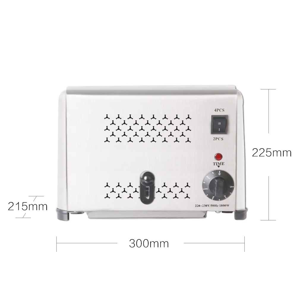 4Pcs Bread Slice Toaster Machine Commercial Waffle Toaster Smart Electric 1800W Mini Toaster Oven
4Pcs Bread Slice Toaster Machine Commercial Waffle Toaster Smart Electric 1800W Mini Toaster Oven